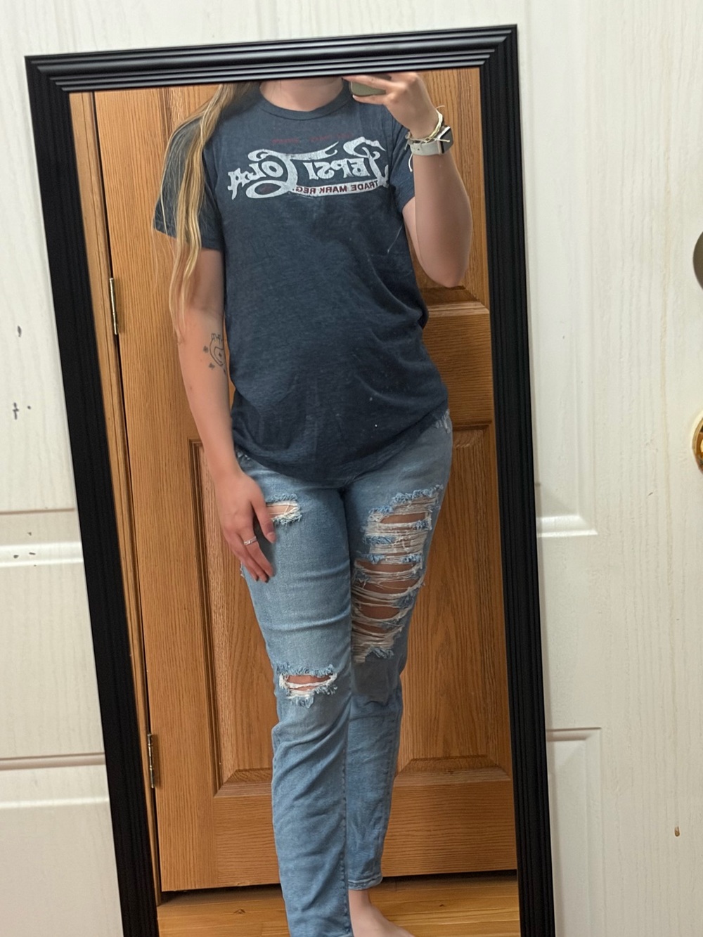 Pepsi cola blue tshirt